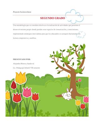 Proyecto Lectoescritura Inv