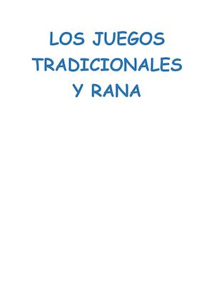 JUEGO DE RANA
