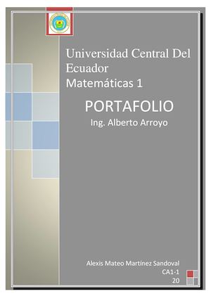 Matemática Primer Hemisemestre