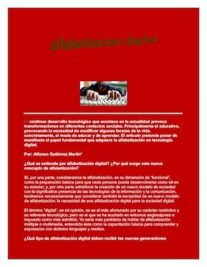 Alfabetizacion Digital Alfabetizacion Digital