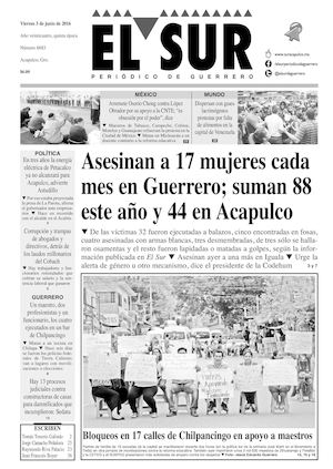 El Sur Viernes 03062016