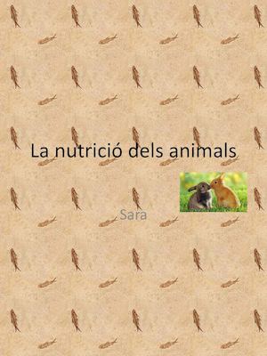 La Nutrició Dels Animals Bo Sara Mirasol Campos