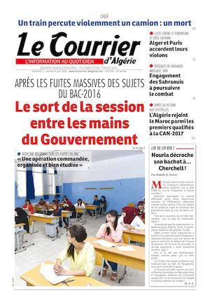 Le Courrier D'Algérie Du Samedi 4 Juin 2016