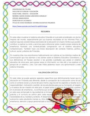 Rae Educacion Finlandes