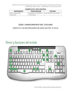 Guia De Conocimiento Del Teclado