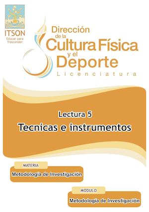 05 Lectura Tecnicas E Instrumentos