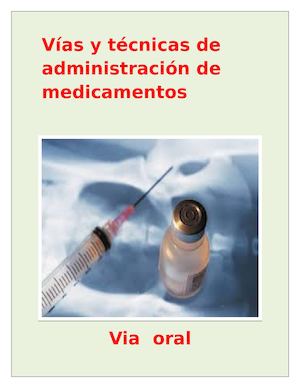 Vias De Administracion