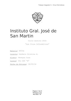 Trabajo Virus Informatico