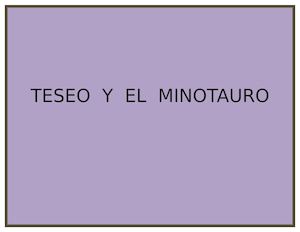Teseo y el Minotauro