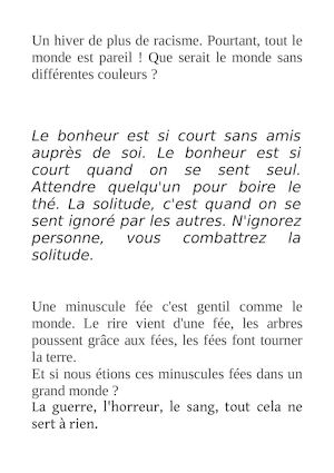 Messages 6b Jouons la carte de la fraternité