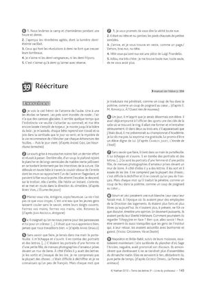 Révisions Brevet - Corrigé réécriture