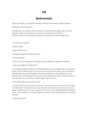 Tp Entrevista