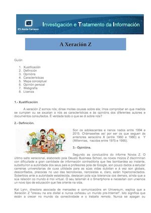 Traballo Generación Z