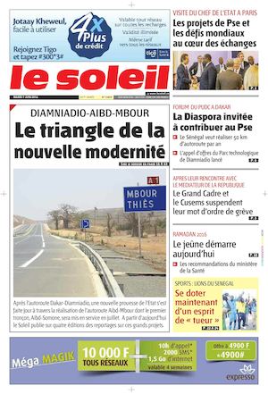 Edition du 7 Juin 2016