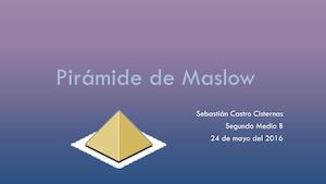 P Castro Sebastian Piramide De Maslow