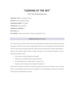 Practicum IV CLIL_Teaching Sequence