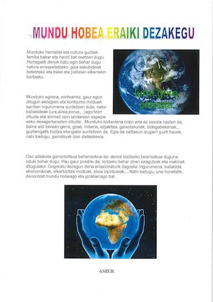 Ikasleen azalpen testuak