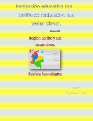 Regiones De Colombia Y Sus Costumbres