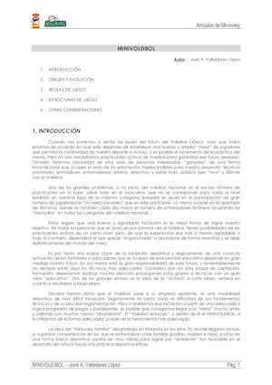 Mini Voley Jose Valladares