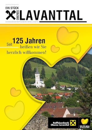 Magazin der Raiffeisenbank Oberes Lavanttal, Jubiläumsausgabe
