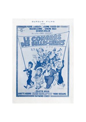 Affiche "Le congrès des belles mères"