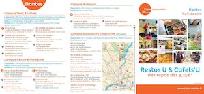 Crous - Flyer Resto U Nantes - 2016