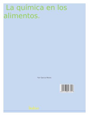 La Química En Los Alimentos