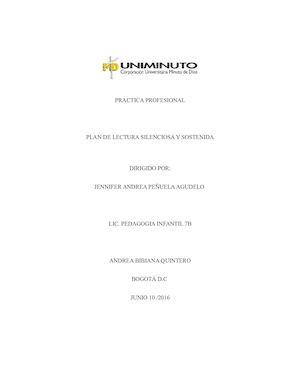 Plan De Lectura Friso