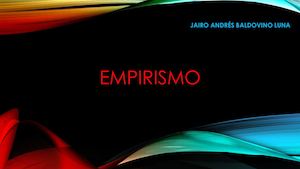 Empirismo