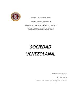Sociedad Venezolana
