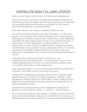 Caperucita Roja Y El Lobo