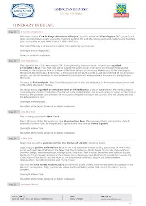 USA Tour Packages, Book your Holiday packages to USA with Cox & Kings, India