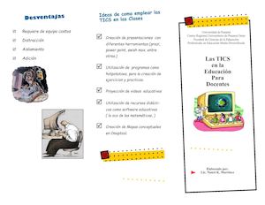 las TICs  para docentes