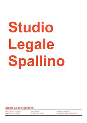 Brochure Studio Legale Spallino