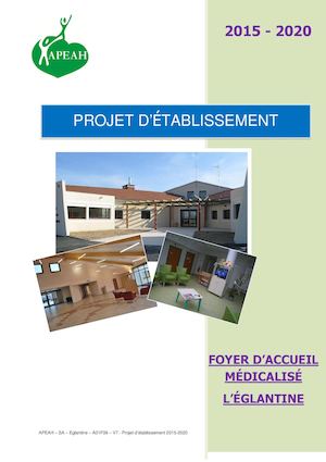 Apeah Sa Eglantine A01f09 V7 Projet D'établissement Fam Eglantine