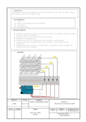 Anteproyecto Arduino Cubo Leds