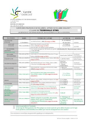 Manuels Scolaires T Stmg V2 1