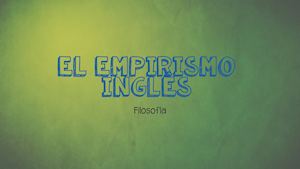 3.3. Filo_El Empirismo Inglés