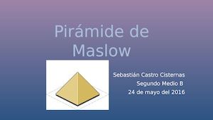 P Castro Sebastian Piramide De Maslo