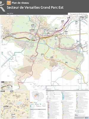 Plan de réseau Secteur de Versailles Grand Parc Est
