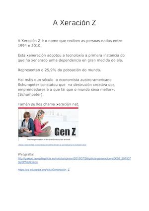 A Xeración Z
