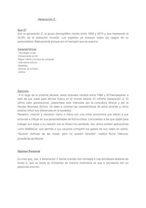 Xeneracion Z
