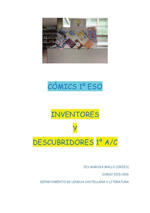 Libro Cómics 1º A/C