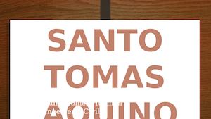 Santo Tomas de Aquino