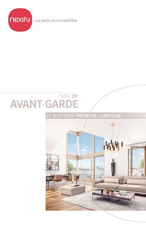 PLAQUETTE COMMERCIALE PARIS 19 - RÉSIDENCE AVANT GARDE