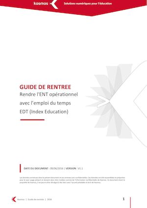Guide De Rentrée Edt V1.1