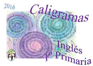 Caligramas Inglés 1º Primaria