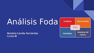 Análisis Foda