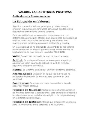 Valores