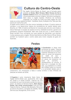 Cultura Do Centro Oeste To